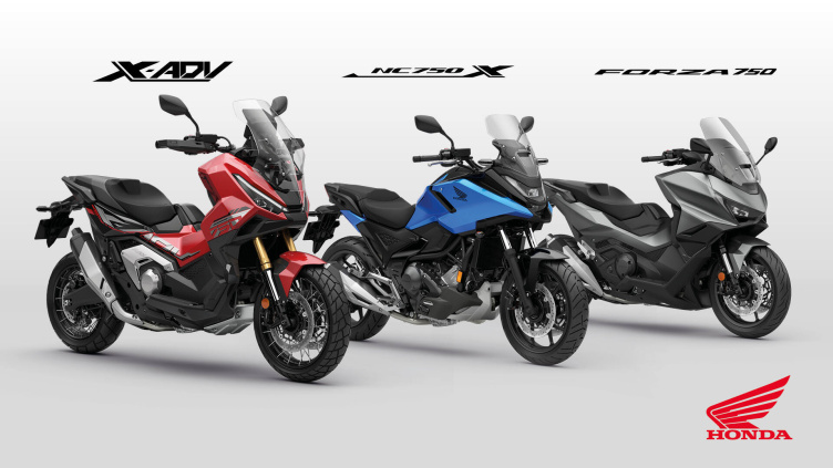 Honda X-ADV, Forza 750 a NC750X vstupují do modelového roku 2027 v nových barvách