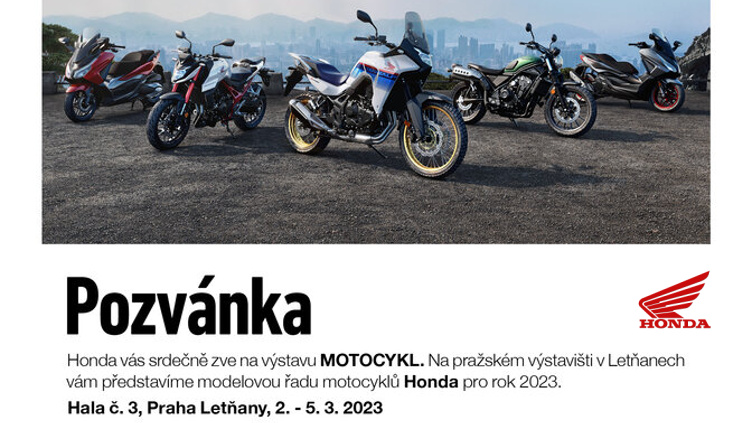 Zveme Vás na výstavu Motocykl 2023