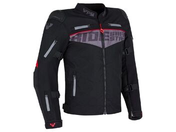 Textilní bunda PSí FARO pánská černá/šedá/červená