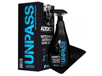 Čistící přípravek Unpass ADDICT 750 ml + utěrka z mikrovlákna