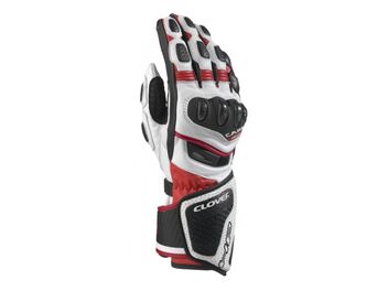 Kožené rukavice CLOVER RS8 B/R vel.L