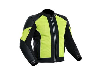 Textilní bunda PSí FLASH žlutá fluo/černá