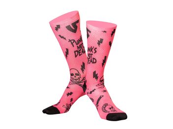 Ponožky PUNK´S NOT DEAD 2022 UNDERSHIELD (růžová)
