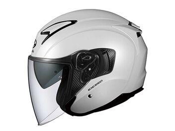 Přilba Kabuto Exceed pearl white