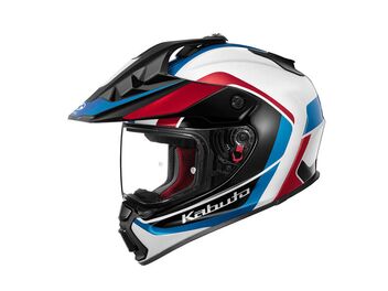 Přilba Kabuto Geosys GT Mips block white blue red