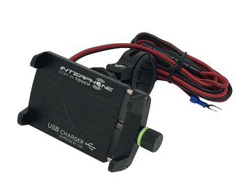 Univerzální držák Interphone CRAB Evo Alu s nabíječkou