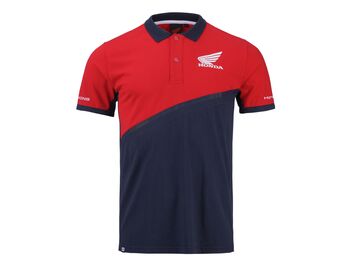 Tričko polo Honda Racing red/navy