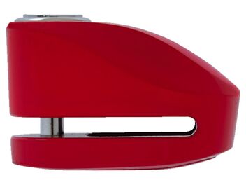 Zámek na kotoučovou brzdu s alarmem ABUS 277A RD red